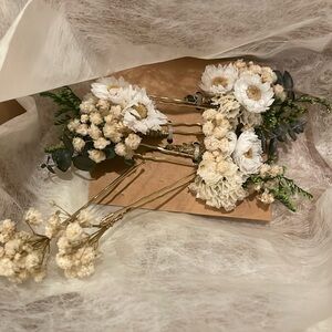 Dried Flower Hairpins